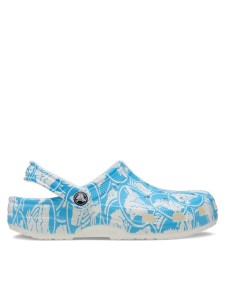 Crocs Klapki Classic Duke Print Clog 210003 Niebieski