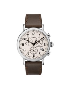 Timex Zegarek Standard TW2T21000 Brązowy