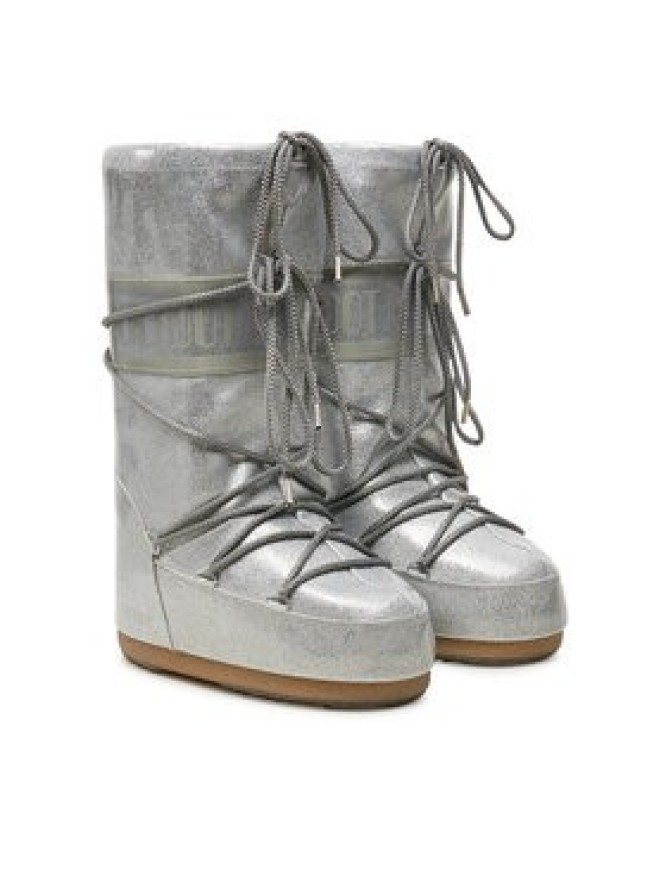 Moon Boot Śniegowce Icon Glitter 80D1402850 Srebrny