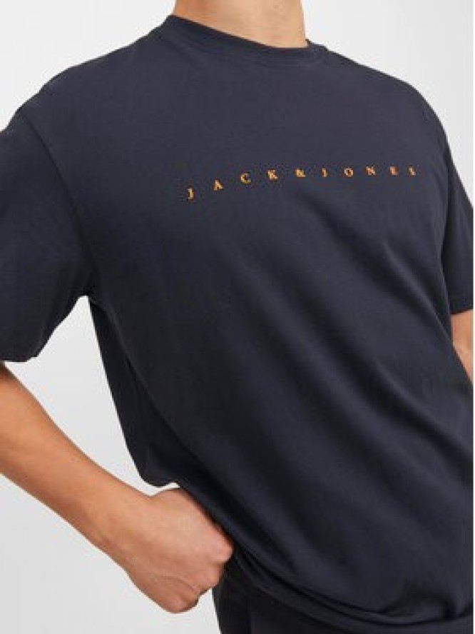 Jack&Jones T-Shirt Star 12234746 Granatowy Relaxed Fit