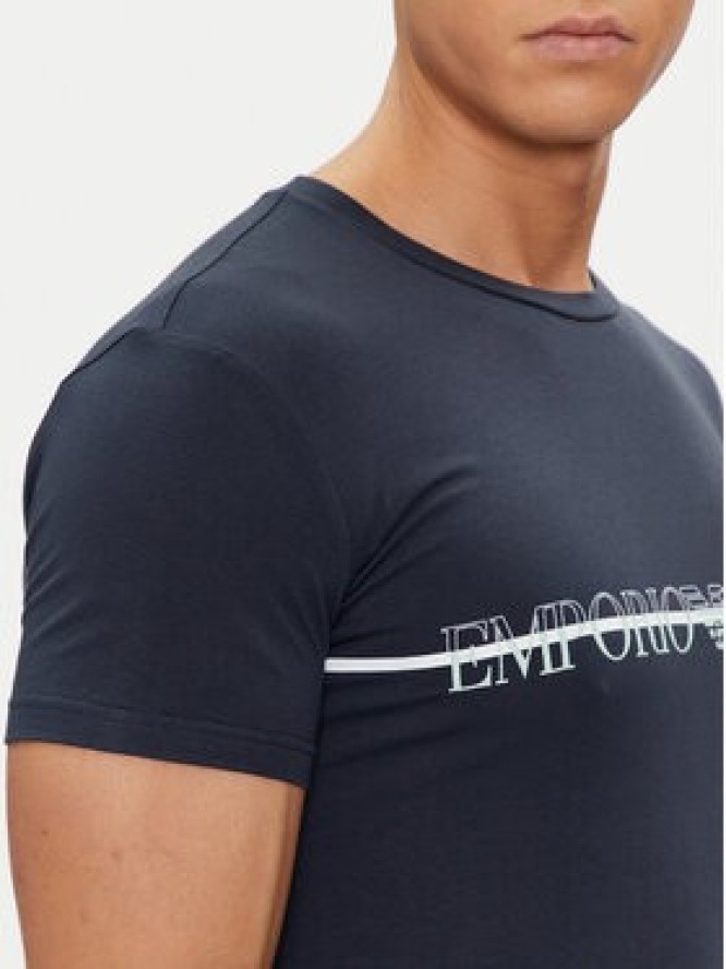 Emporio Armani Underwear T-Shirt 111035 4R729 00135 Granatowy Slim Fit