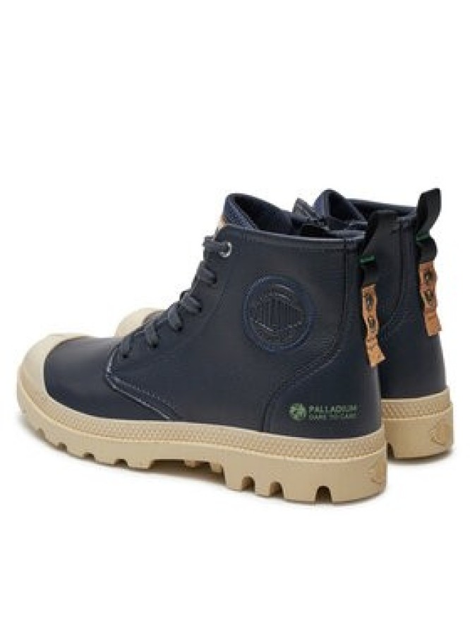 Palladium Trapery Pampa Hi Re Vegan Lth 74378-410-M Granatowy