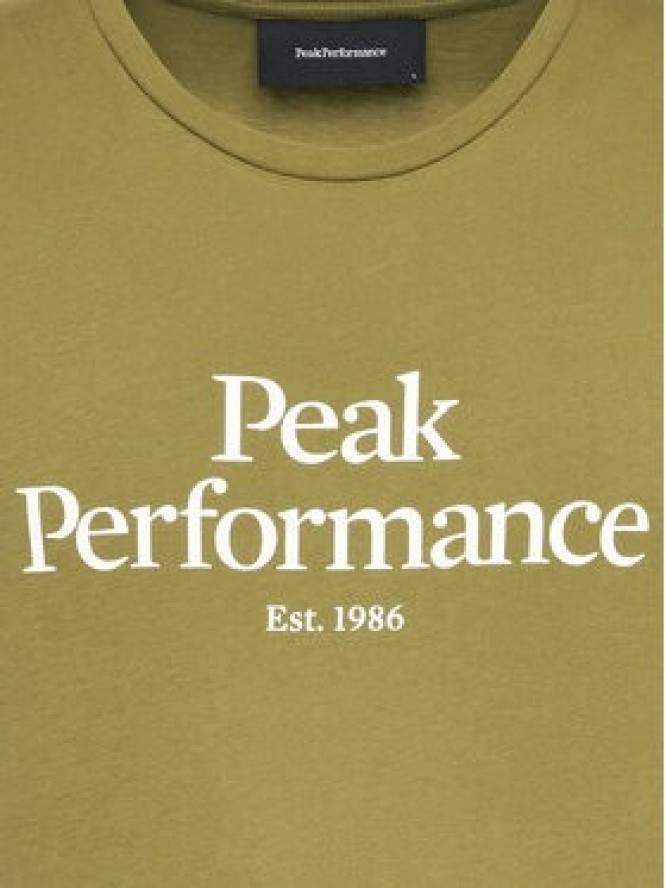 Peak Performance T-Shirt Original G77692390 Zielony Slim Fit