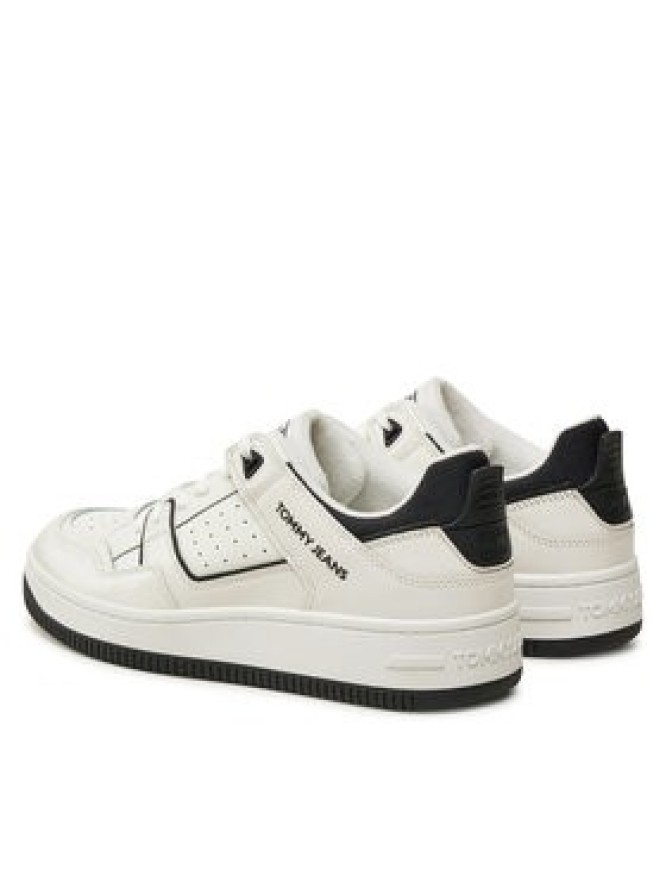 Tommy Jeans Sneakersy Tjm Basket Retro Cupsole Wl EM0EM01464 Biały