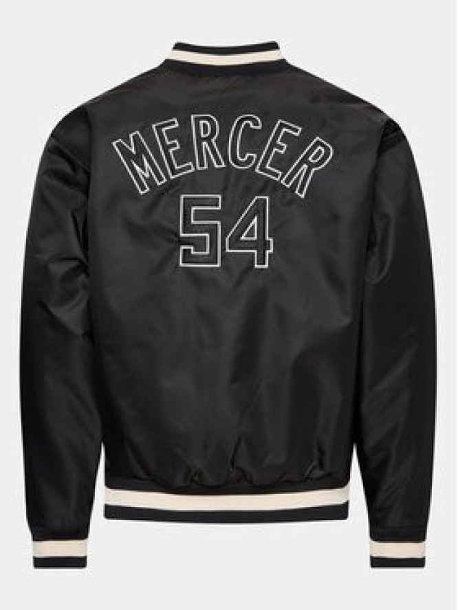 Mercer Amsterdam Kurtka bomber Unisex Re-Varsity MEAP231010 Czarny Regular Fit