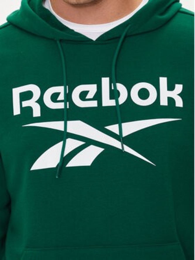 Reebok Bluza Identhlty Big Logo 100076427 Zielony Regular Fit