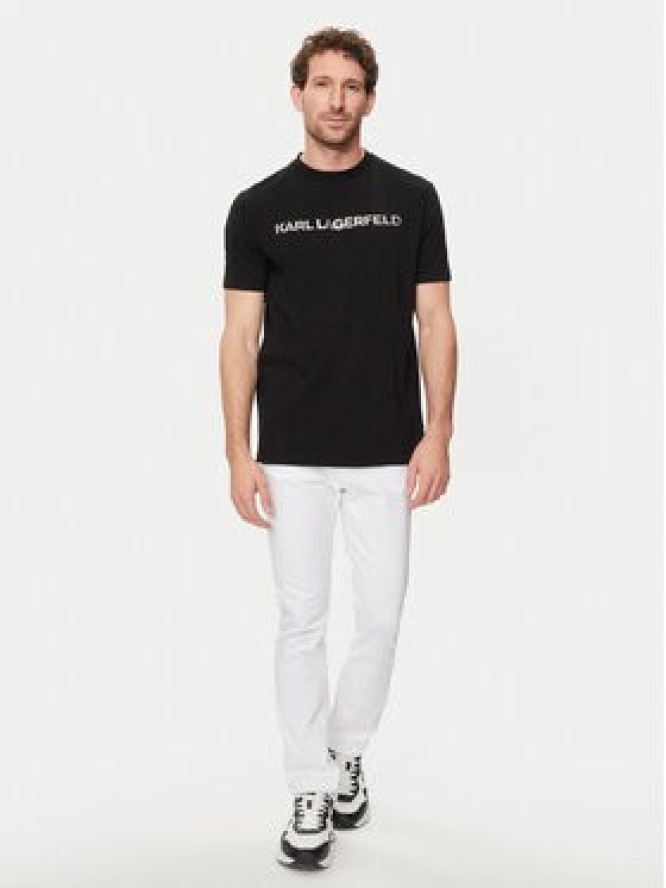 KARL LAGERFELD T-Shirt 755053 542221 Czarny Regular Fit