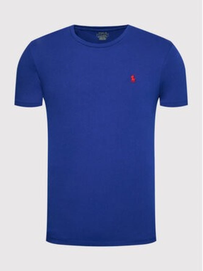 Polo Ralph Lauren T-Shirt 710671438144 Granatowy Slim Fit