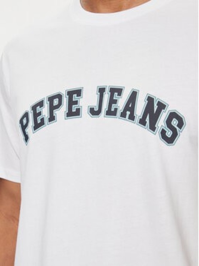 Pepe Jeans T-Shirt Clement PM509220 Écru Regular Fit