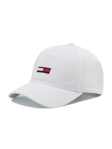 Tommy Jeans Czapka z daszkiem Tjm Flag Cap AM0AM08496 Biały