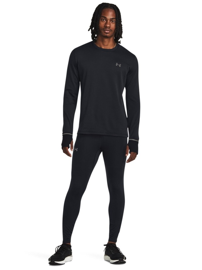 Longsleeve do biegania męski Under Armour QUALIFIER COLD LONGSLEEVE - czarny