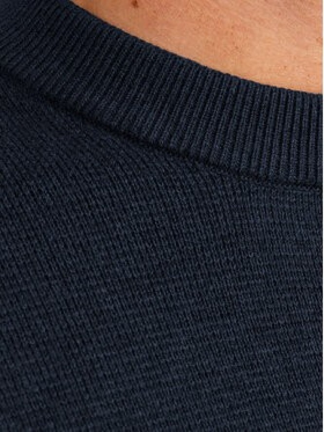 Jack&Jones Sweter Milano 12259666 Granatowy Relaxed Fit