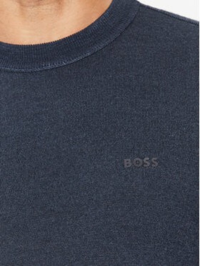 Boss Sweter Astefe 50497604 Granatowy Regular Fit