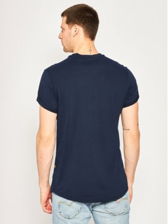 G-Star Raw T-Shirt Lash R T D16396-2653-B111 Granatowy Regular Fit