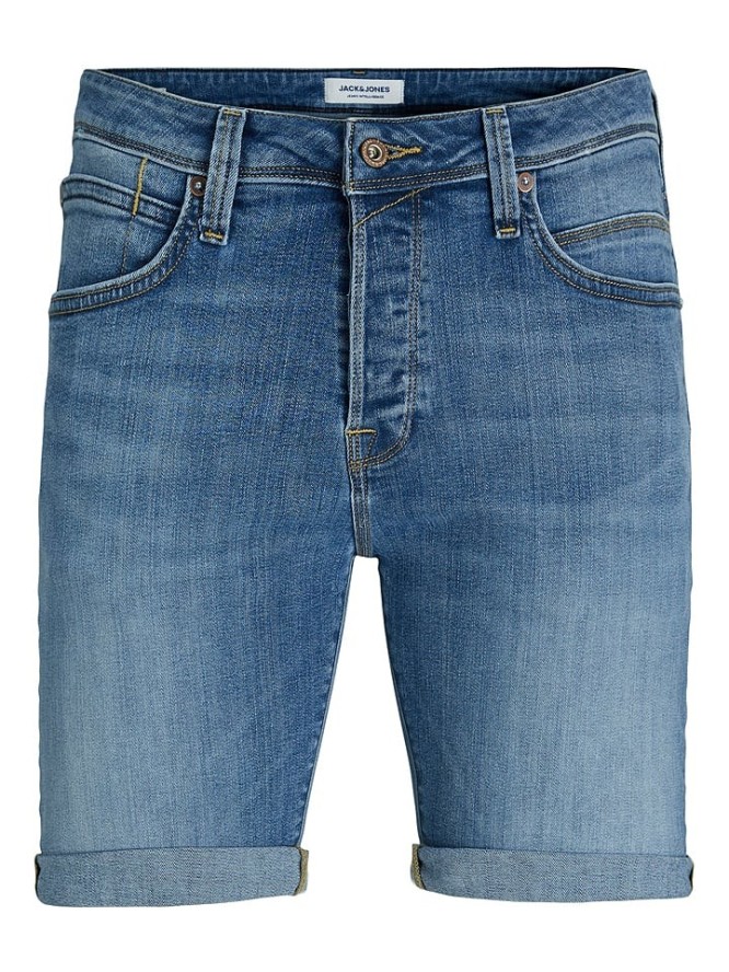 Jack & Jones Szorty dżinsowe w kolorze niebieskim rozmiar: S