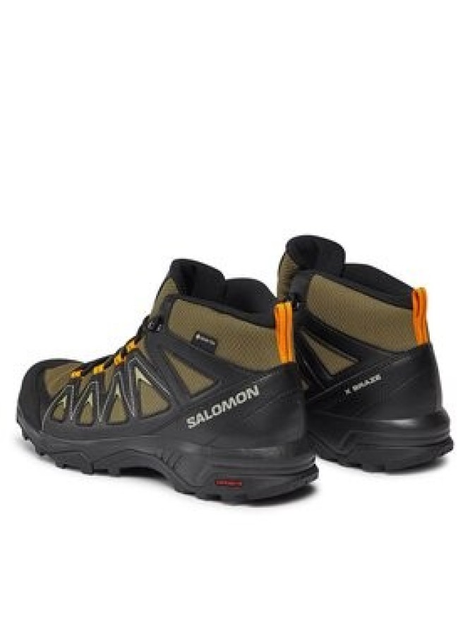 Salomon Trekkingi X Braze Mid GORE-TEX L47181000 Zielony