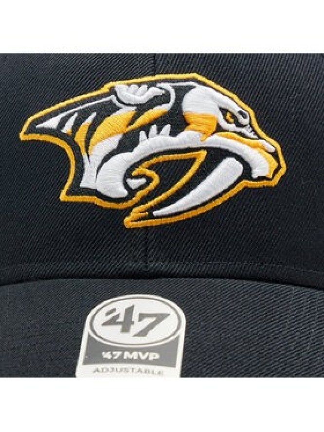 47 Brand Czapka z daszkiem NHL Nashville Predators '47 MVP H-MVP30WBV-BKD Czarny