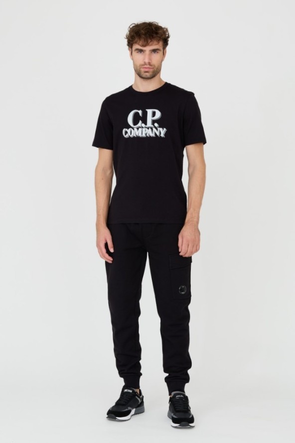 C.P. COMPANY Czarny t-shirt Short Sleeve