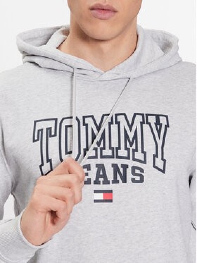 Tommy Jeans Bluza Entry Graphic DM0DM16792 Szary Regular Fit