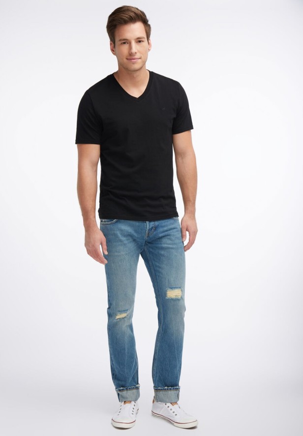 MUSTANG CHICAGO TAPERED MĘSKIE SPODNIE JEANSOWE DENIM BLUE 1006144 5000 784