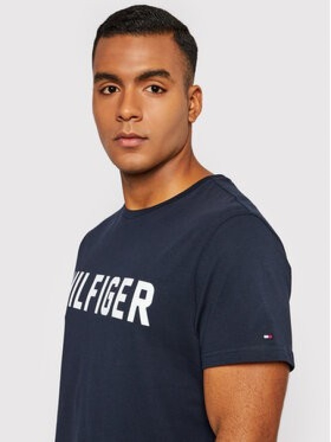Tommy Hilfiger T-Shirt Ss Tee UM0UM02011 Granatowy Regular Fit