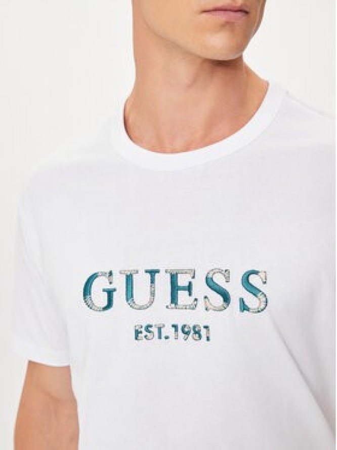 Guess T-Shirt M4YI17 I3Z14 Czarny Regular Fit