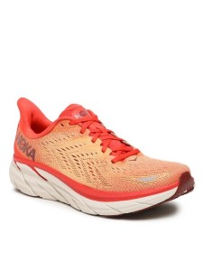 Hoka Buty do biegania Clifton 8 1119393-FBOR Pomarańczowy