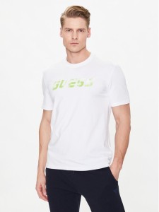 Guess T-Shirt Ryley Z3GI18 J1314 Biały Slim Fit