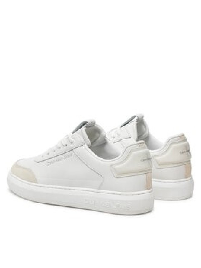 Calvin Klein Jeans Sneakersy Casual Cupsole High/Low Freq YM0YM00670 Biały