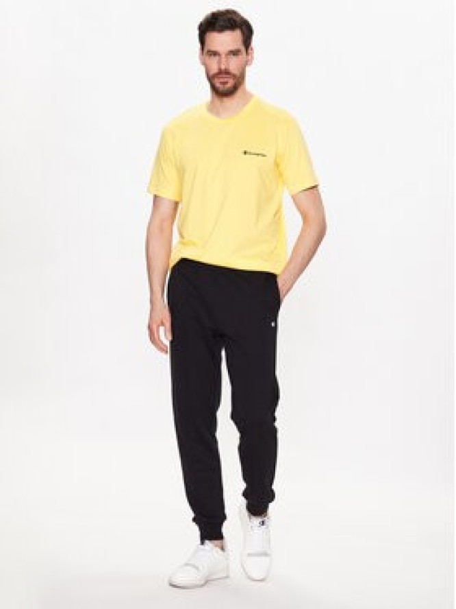 Champion T-Shirt 218539 Żółty Regular Fit