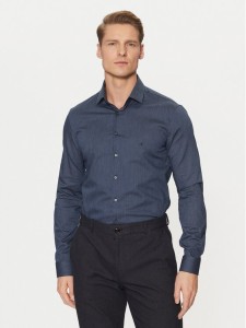 Calvin Klein Koszula K10K113844 Granatowy Slim Fit