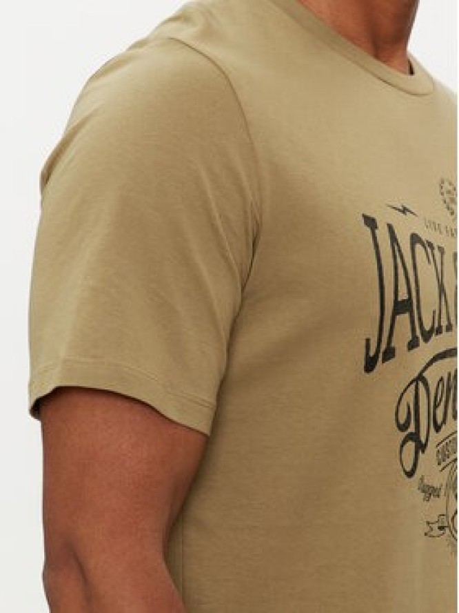 Jack&Jones T-Shirt 12251308 Beżowy Regular Fit