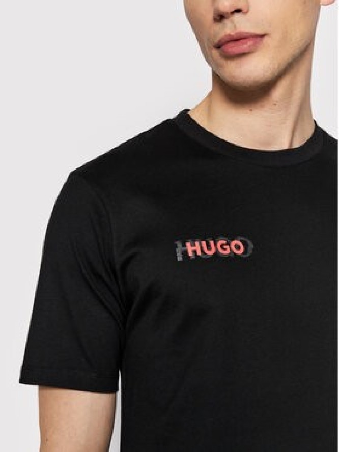 Hugo T-Shirt Dampin 50468265 Czarny Regular Fit