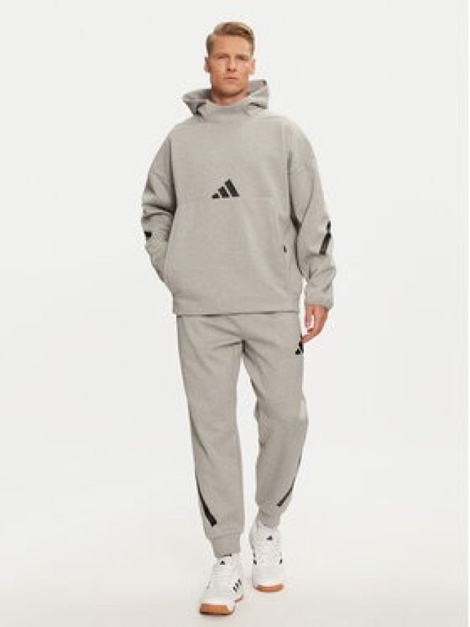 adidas Bluza Z.N.E. JE3070 Szary Loose Fit