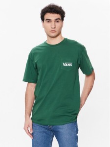 Vans T-Shirt Classic VN00004W Zielony Classic Fit