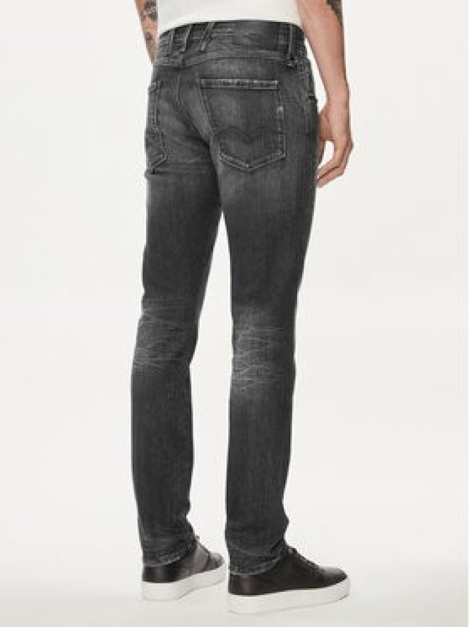 Replay Jeansy M914Q.000.199 Szary Slim Fit