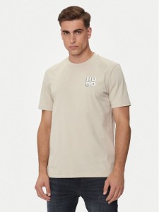 Hugo T-Shirt Detzington241 50508944 Szary Regular Fit