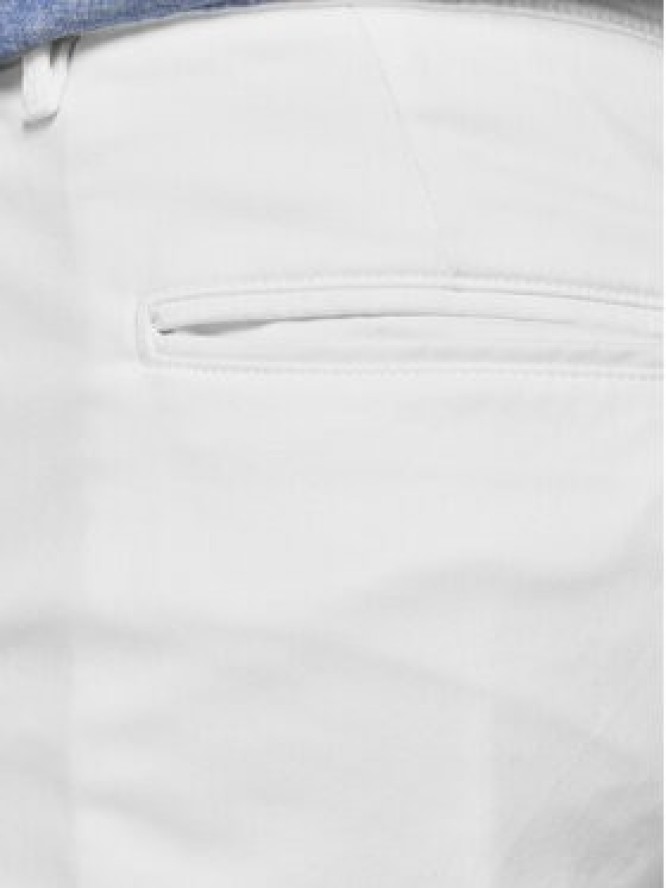 Jack&Jones Chinosy Marco 12150148 Biały Slim Fit
