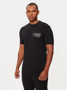 Plein Sport T-Shirt FADC MTK7574 STE003N Czarny Regular Fit