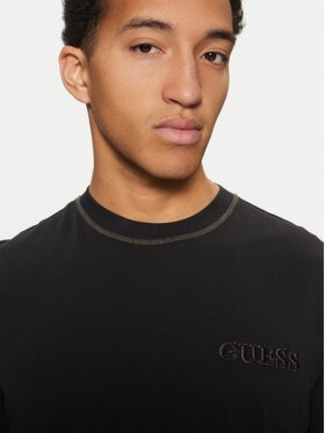 Guess T-Shirt U5RI01 KCAM1 Czarny Regular Fit