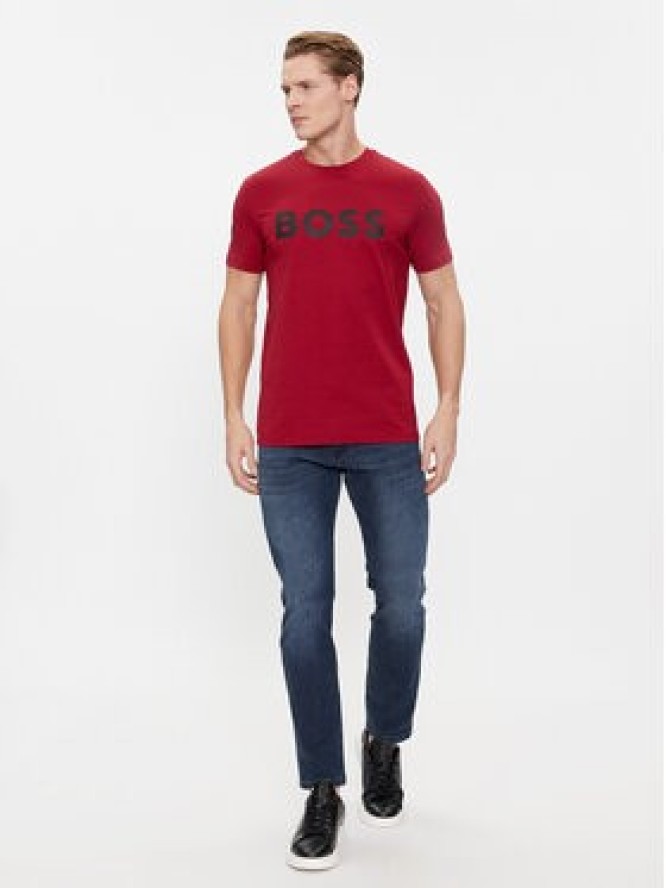 Boss T-Shirt Thinking 1 50481923 Czerwony Regular Fit
