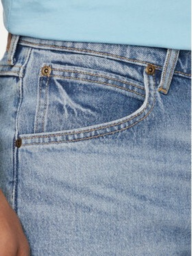 Lee Szorty jeansowe 5 Pocket 112349329 Niebieski Regular Fit
