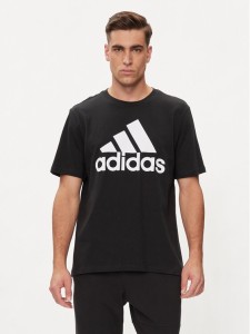 adidas T-Shirt Essentials Single Jersey Big Logo T-Shirt IC9347 Czarny Regular Fit