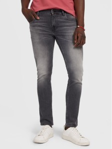 Guess Jeansy Miami M2YAN1 D4Q52 Szary Skinny Fit