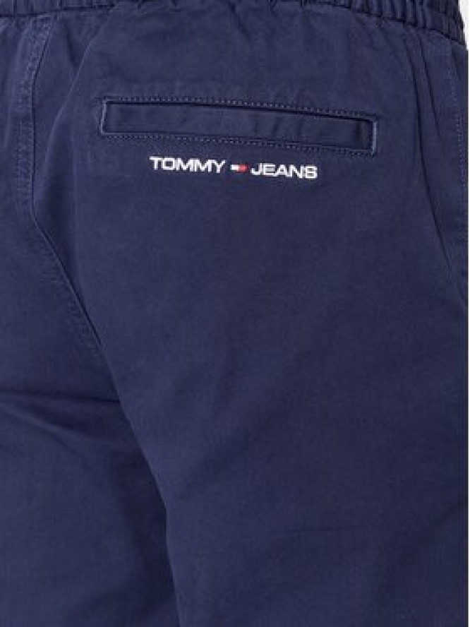 Tommy Jeans Spodnie materiałowe Scanton DM0DM17679 Granatowy Slim Fit