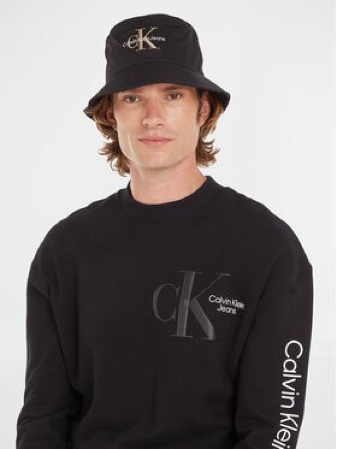 Calvin Klein Jeans Kapelusz Monogram Bucket Hat K50K510788 Czarny