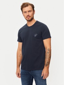 Boss T-Shirt 50517715 Granatowy Regular Fit