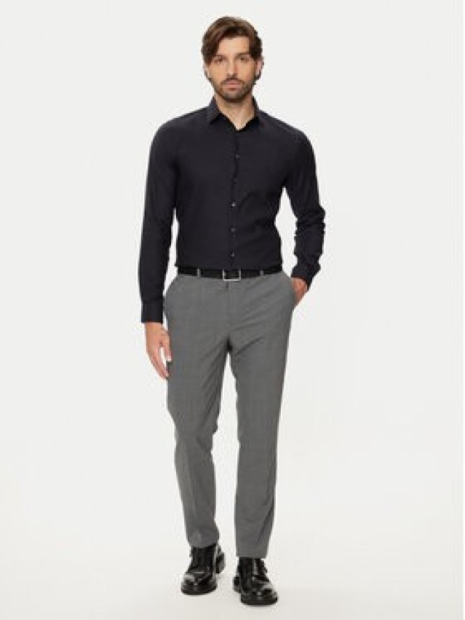 Calvin Klein Koszula K10K113528 Granatowy Slim Fit