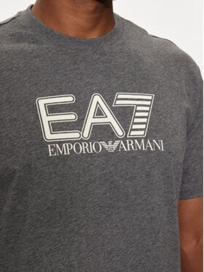 EA7 Emporio Armani T-Shirt 6DPT81 PJVPZ 3925 Szary Regular Fit