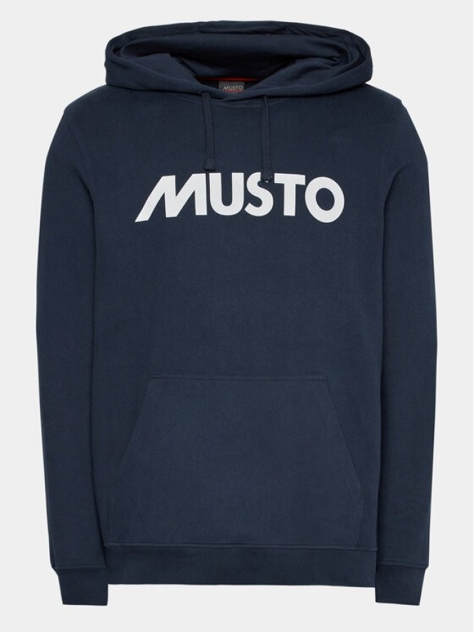 Musto Bluza Logo 82446 Granatowy Regular Fit